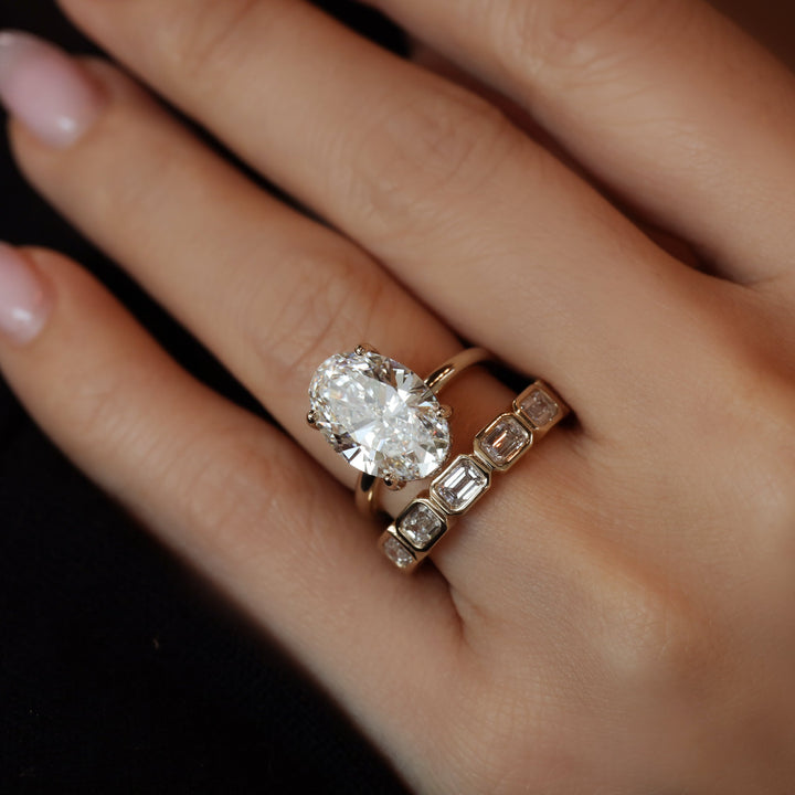 3 ct Oval Cut Diamond Engagement RIng