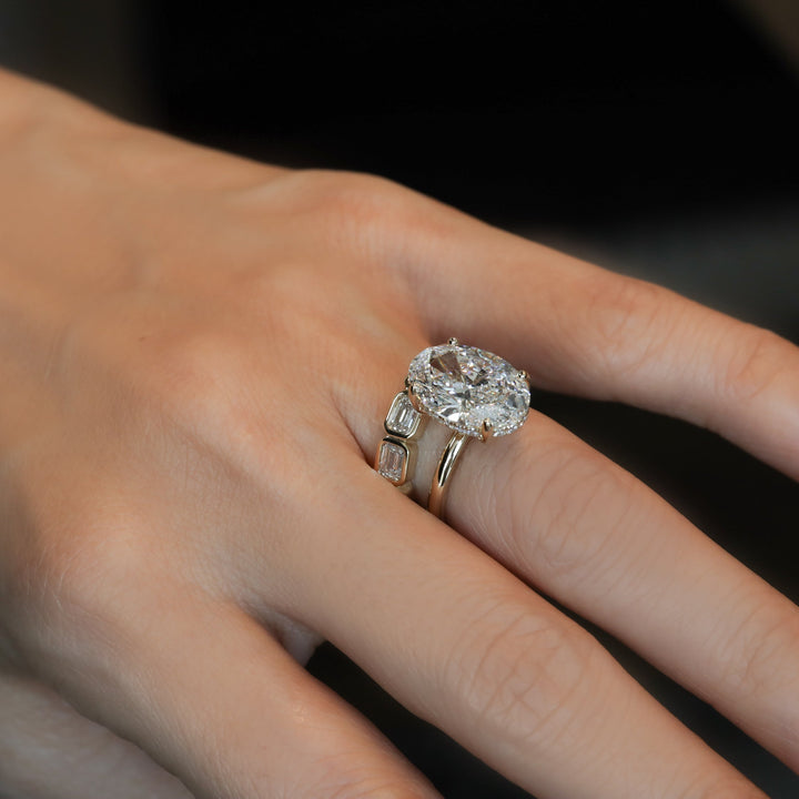 3 ct Oval Cut Diamond Engagement RIng