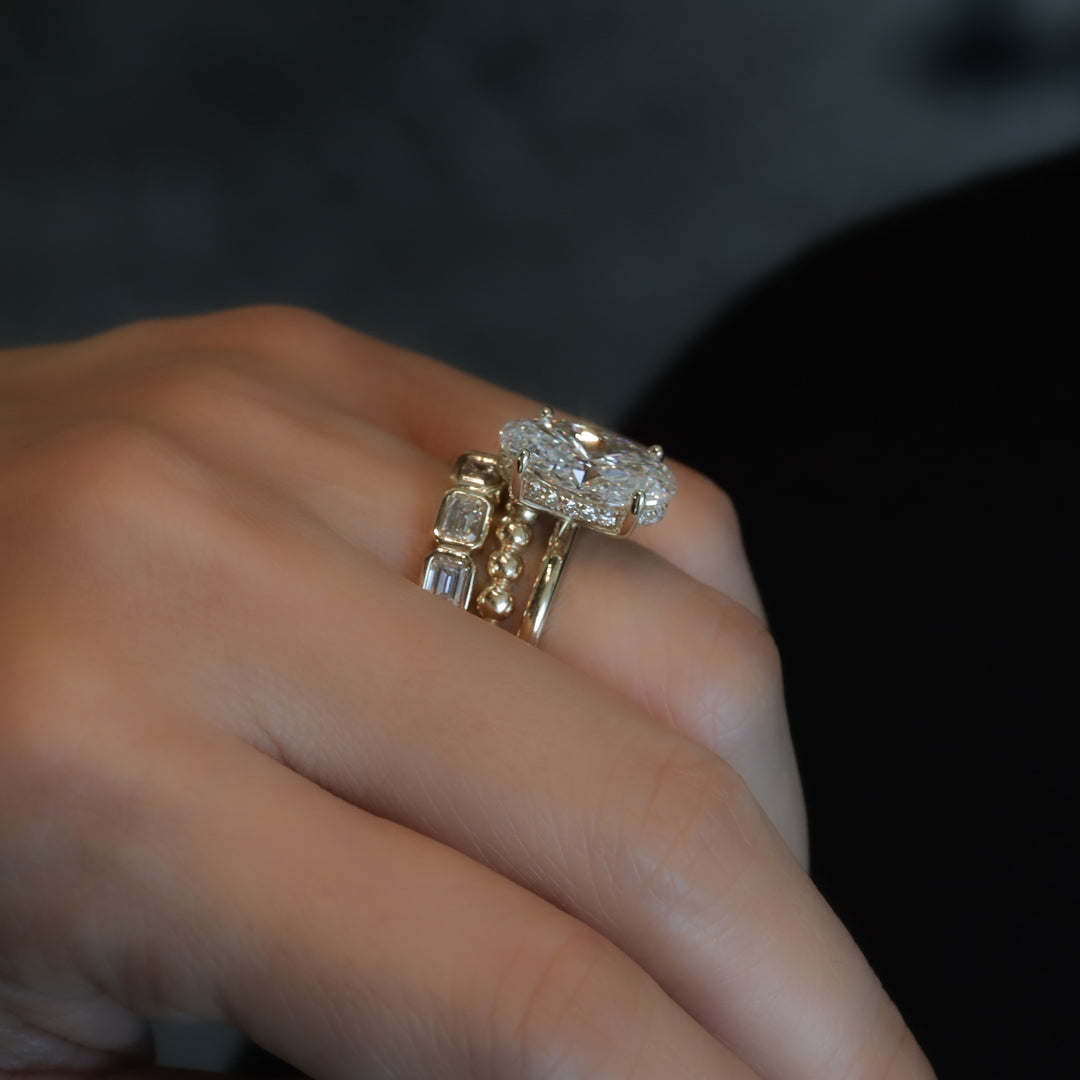 3 ct Oval Cut Diamond Engagement RIng