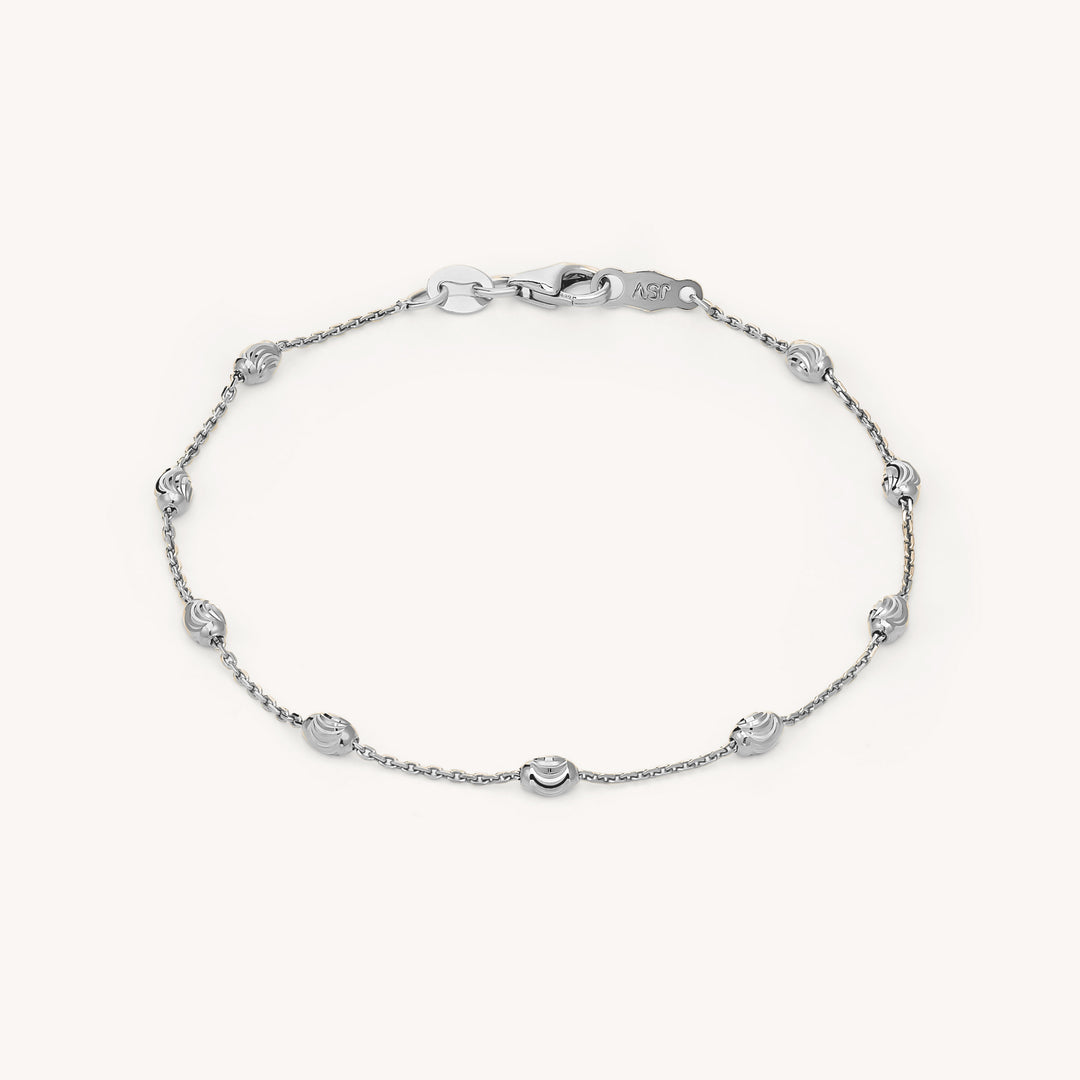 Beads by Yard Chain 14K Gold Bracelet