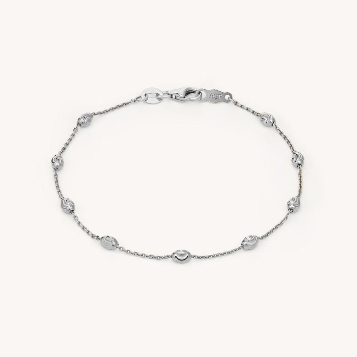 Beads by Yard Chain 14K Gold Bracelet