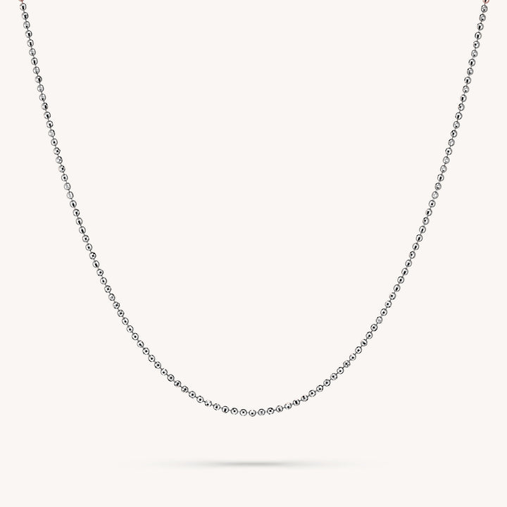 14K Solid Gold Disco Ball Chain | Ball Dainty Chain | 1.5mm, 2mm Gold Ball Necklace