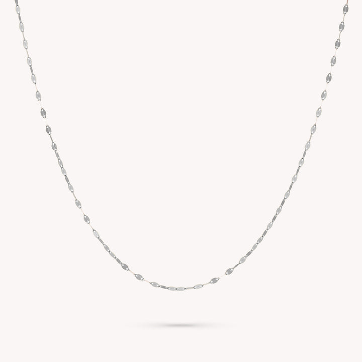 14K Solid Gold Necklace – Dainty Gold Chain for Layering Jewelry