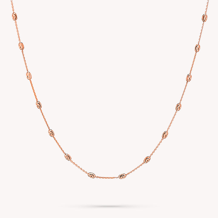 Beads by Yard Necklace, Bead Chain 14k Gold Necklace