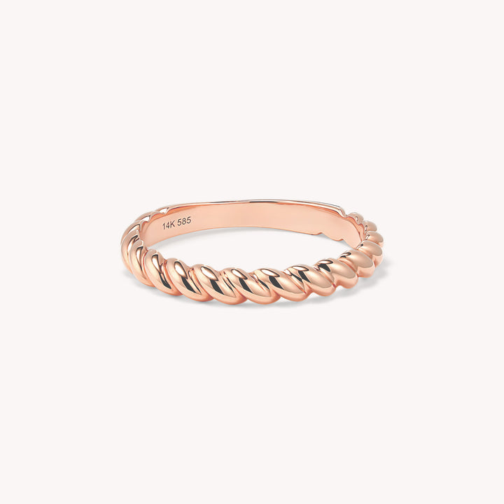 Twisted Rope Braided Ring