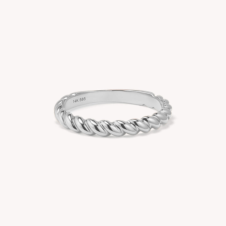 Twisted Rope Braided Ring