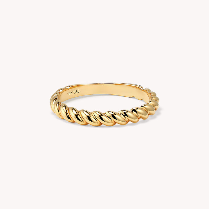 Twisted Rope Braided Ring