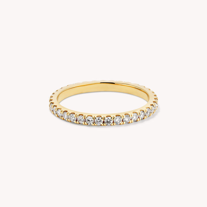 Lab Diamond Eternity Pavé Wedding Band Engagement RIng - 1.5mm