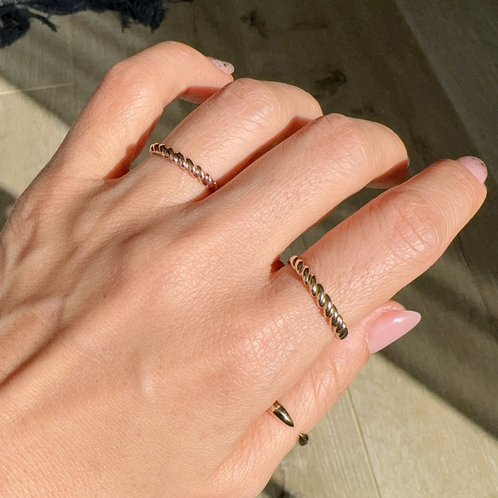 Twisted Rope Braided Ring