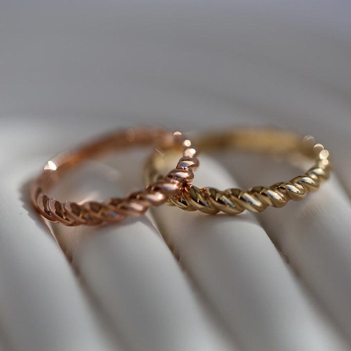 Twisted Rope Braided Ring