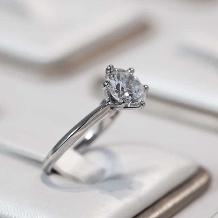 2.5 ct Classic Six-Prong Solitaire Engagement Ring
