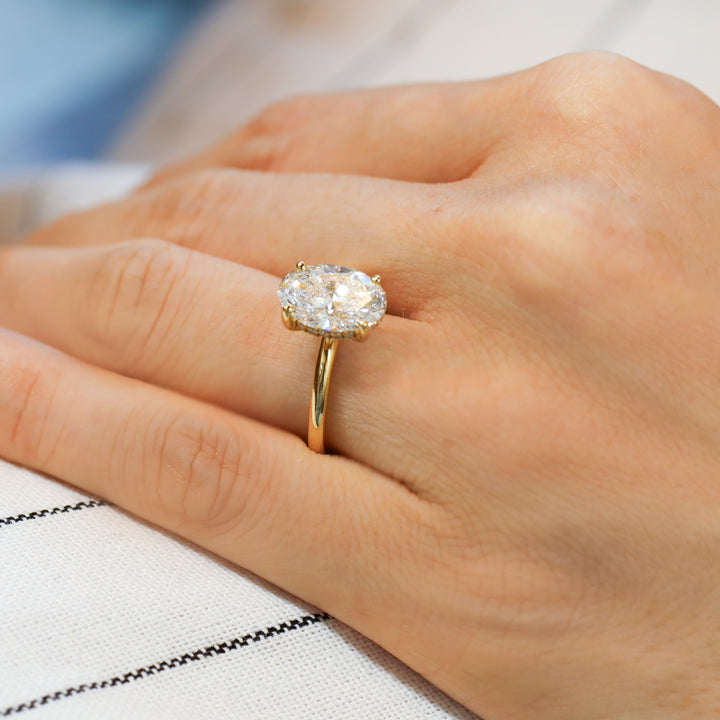 3 ct Oval Cut Diamond Engagement RIng