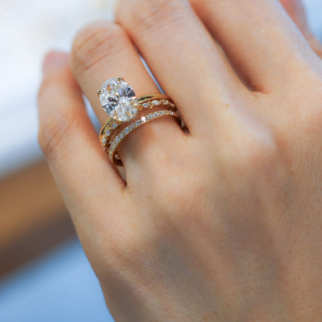 3 ct Oval Cut Diamond Engagement RIng