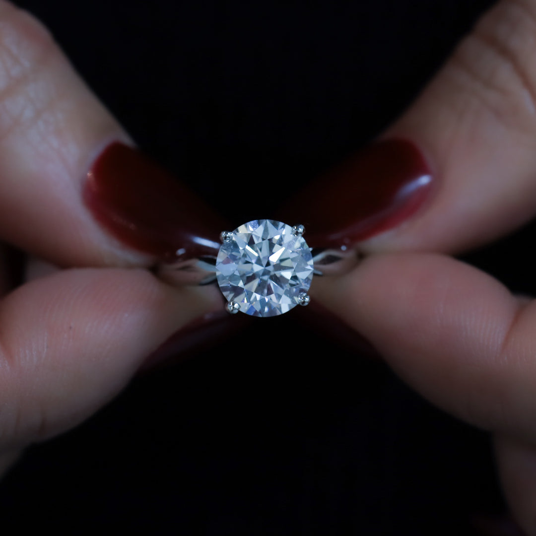 3 ct Round Diamond Engagement RIng