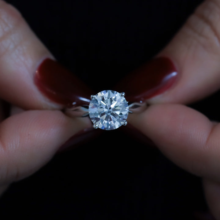 3 ct Round Diamond Engagement RIng